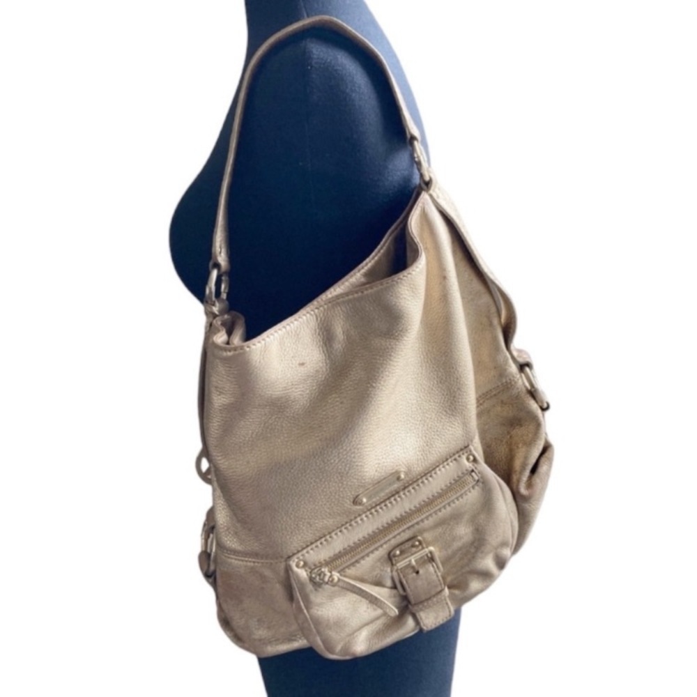 Gold Leather Women's Bag